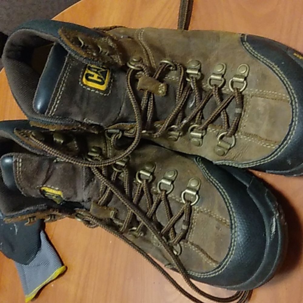 Work boots.